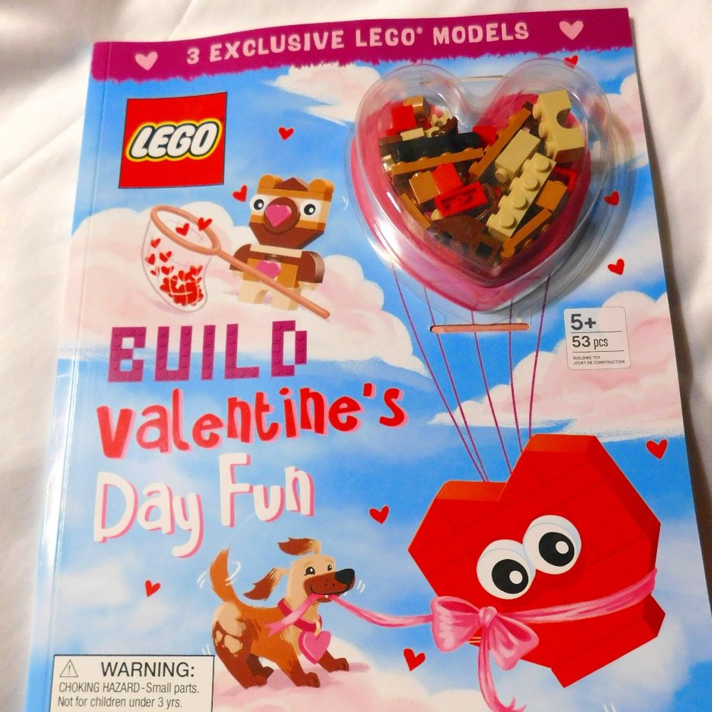 Lego Build Valentine's Day Fun! Book 3 Exclusive Lego Models Stickers Activities